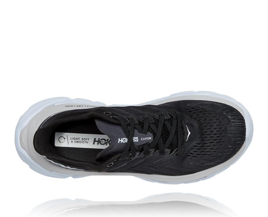 Zapatillas Running Hoka One One Hombre - Clifton Edge - Negras/Blancas - XZA482617